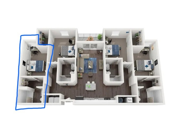 Apartment floor plan