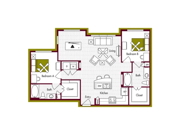 Apartment floor plan